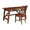 International Concepts Serendipity Desk with 2 Drawers and Chair, Espresso K581-OF-69-C10 - alternate 3